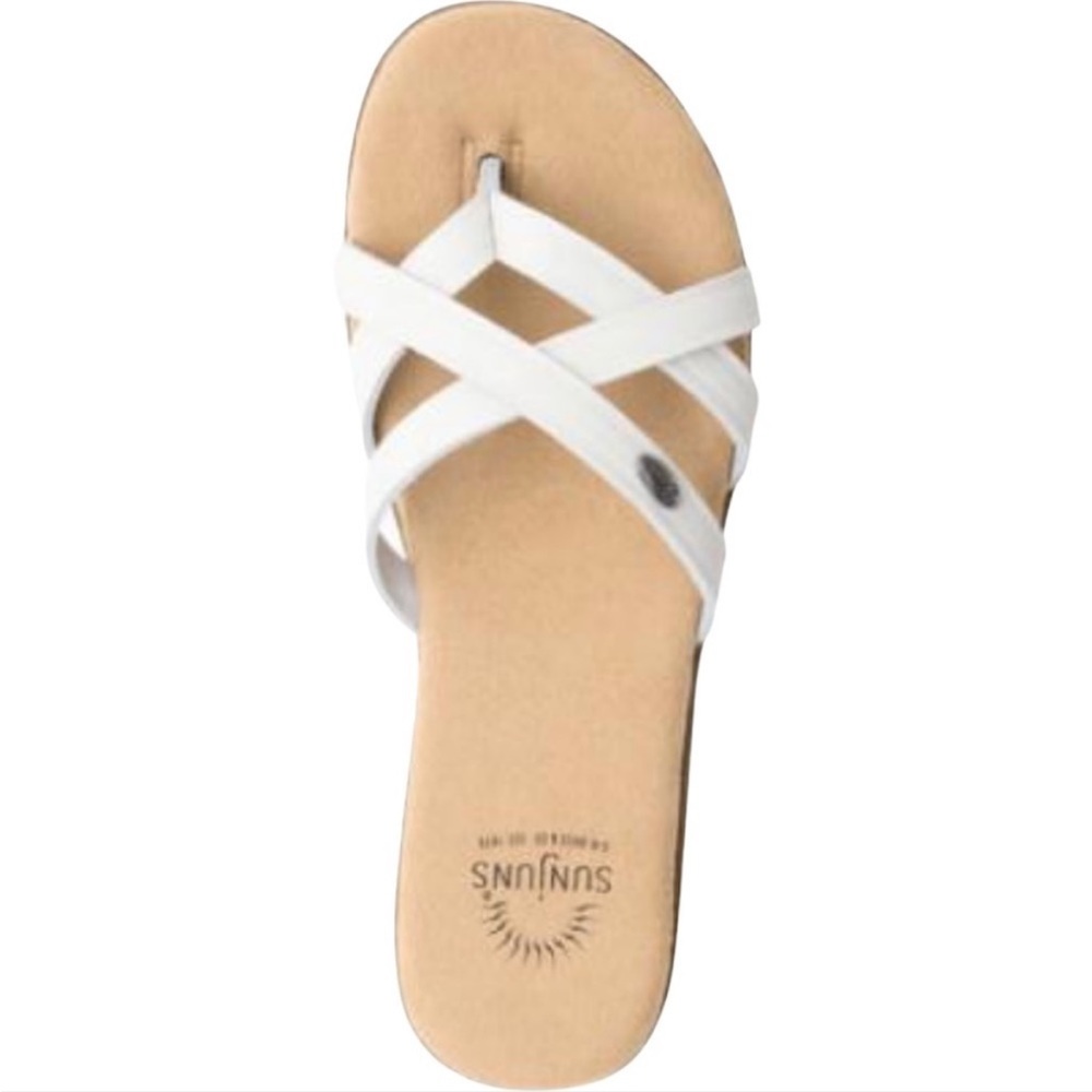 White BASS sanjun sandals